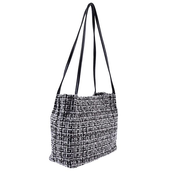 

girls shoulder bucket bag spring and autumn new simple fashion woven handbags wild casual handbag fairy retro trend shoulder bag