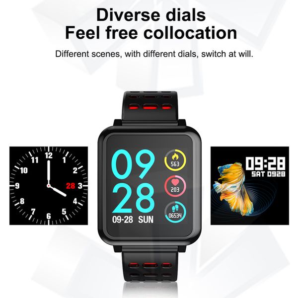 

mry smart bracelet automatic color screen monitoring heart rate information push