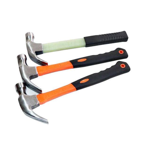 

uneefull round head plastic handle magnetic claw hammer for woodworking and electronic tool mini hammer rubber hammer tool