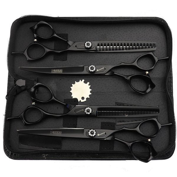 

sharonds 7 inch hairdressing barbershop scissors for hairdresser professional haircut shears cutting thinning scissors makas