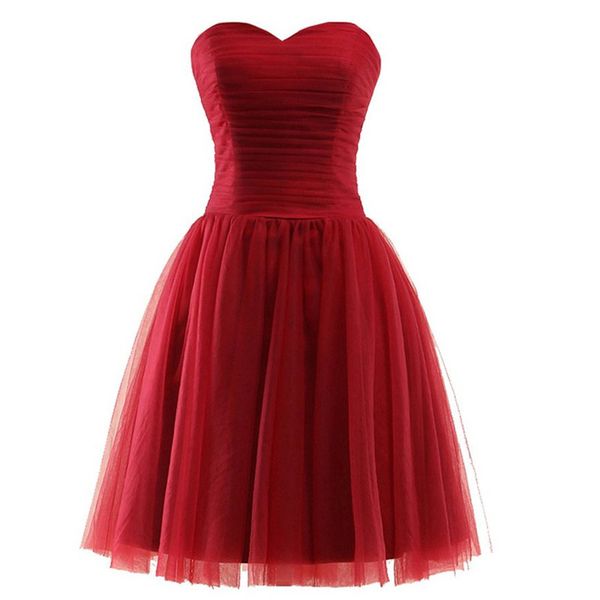 

2019 new lovely sweetheart mini prom dresses with zipper tulle plus size homecoming cocktail party special occasion gown vestido fiesta bh42, Blue;pink