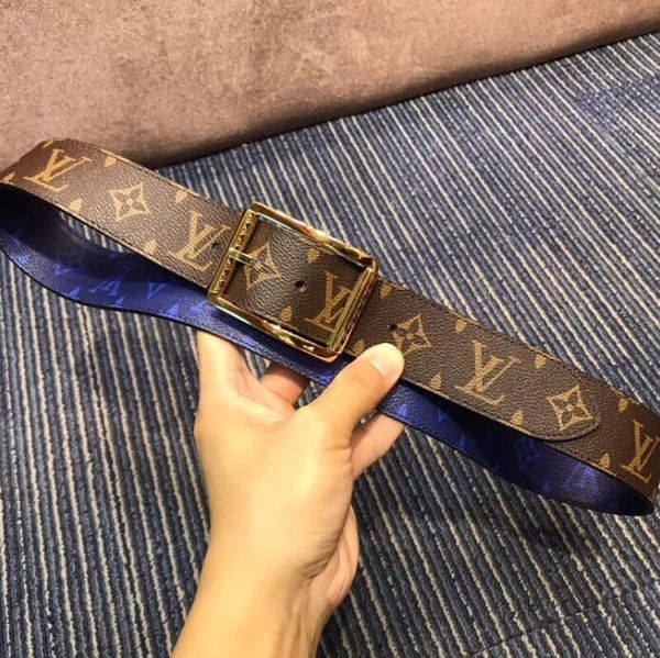 

designer belts for mens belts designer belt plaid luxury belt leather business belts flower women big gold/silver buckle with box ceintures