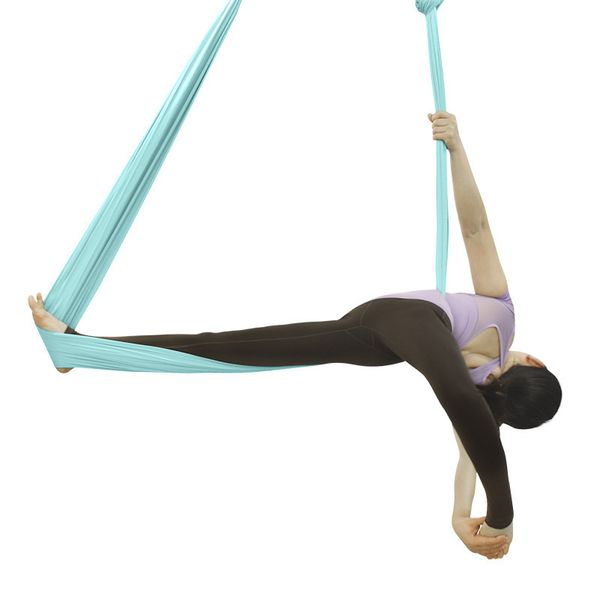 

yoga ceiling hammock flying swing trapeze yoga inversion device home gym hanging belt outdoor leisure decompression hammock