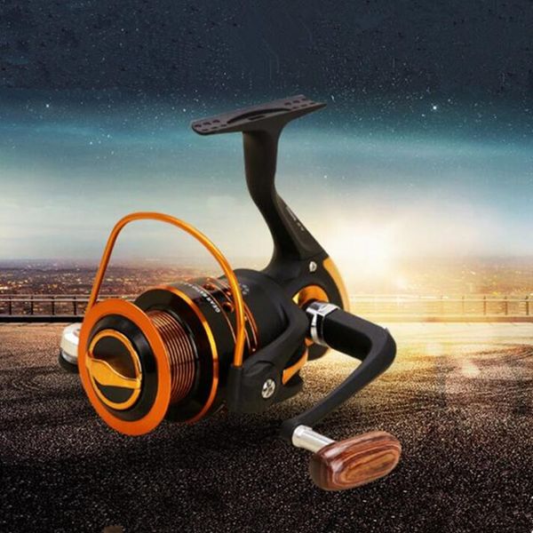 

500-9000 spinning fishing reel roulette 12bb+1 ball bearings strengthen metal rocker arm wire cup no gap tool