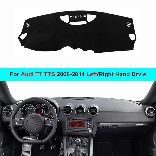 

2 layers car inner dashboard cover for audis 2008 2009 2010 2011 2012 2013 2014 dash mat carpet sun shade board dashmat