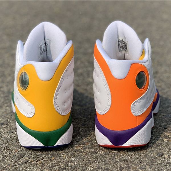 

jumpman 13 13s gs playground men basketball shoes reverse he got game cap and gown black island green bred court purple carmelo anthony