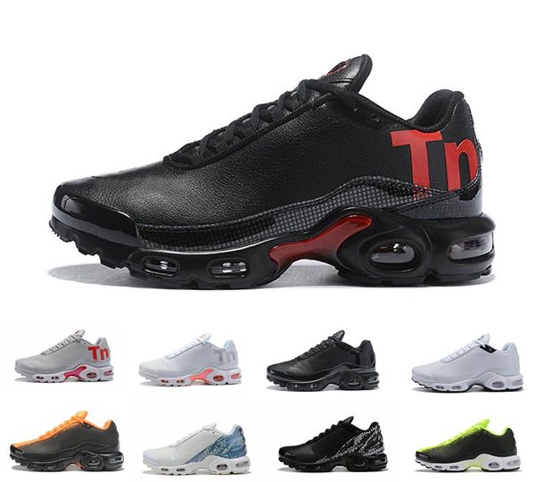 

sell 17 colors mercurial plus tn ultra se triple black white breathable mesh running shoes sports plus tn mens trainers sneakers 36-45