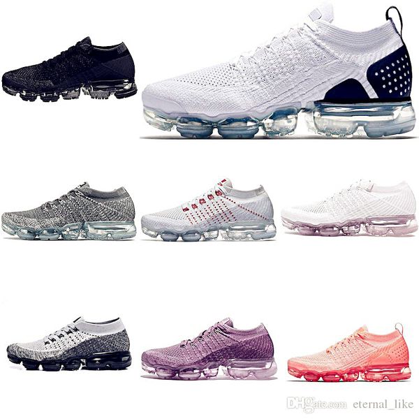 

2018 new 2.0 sale light soft sneakers women breathable athletic sport shoes hiking sock sneakers mens running air cushion shoes, Black