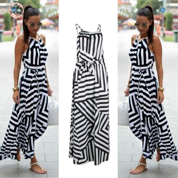 

summer dress good quality maxi boho women long evening party dress beach dress sundress woman clothes, Black;gray