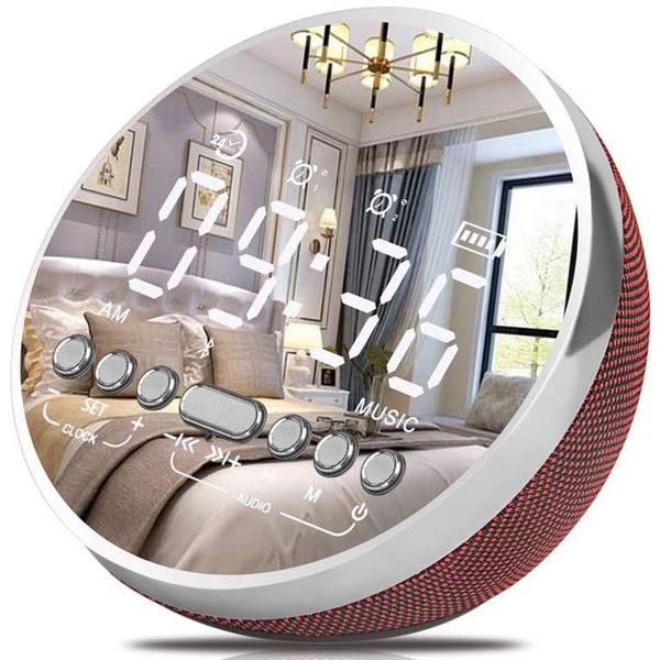 

alarm clock,home led digital alarm clock radio with fm radio,bluetooth speaker,clock radios,alarm clock for bedrooms with novel