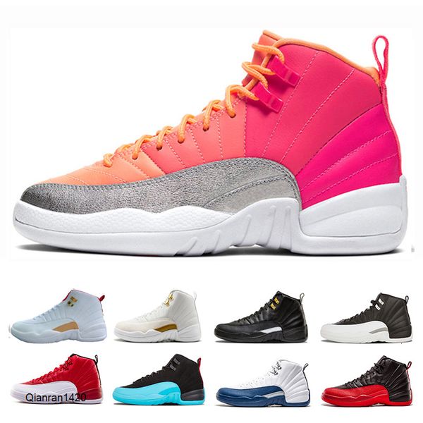 

12 12s basketball shoes men bpunch university gold the master game royal wolf grey fiba dark grey mens trainer sports sneakers