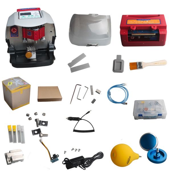 

2018 automatic v8/x6 key cutting machine with dust cover can be used with the key keyless condition, lightweight and portable