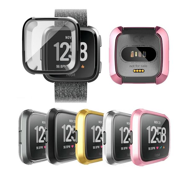 

360 degree protection cover for fitbit ver a band ca e plating coque fitbit ver a watch acce orie creen protective ca e capa