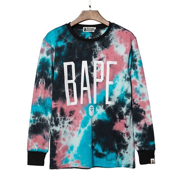 

Bape мужские толстовки моды Мужчины Женщины дизайнер толстовки с длинным рукавом BA