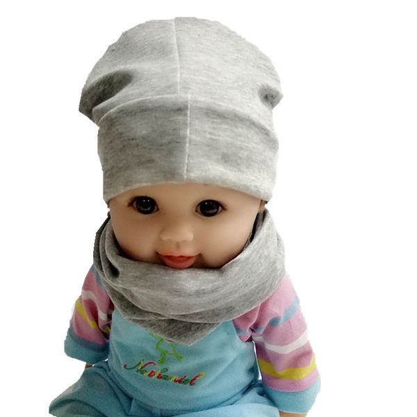 

baby scarf hat set cotton kids boys girls baby winter spring warm crochet knit hat beanie scarf set accessories