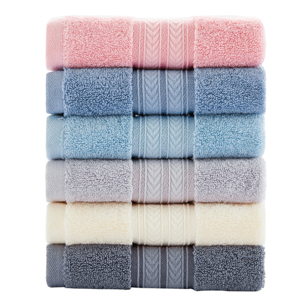 

towel plain pure cotton face square men women high quality