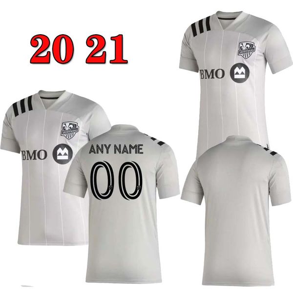 

new 2020 montreal impact soccer jerseys 20 21 primary piatti piette taider urruti sagna away gray football shirt thailand quality, Black;yellow