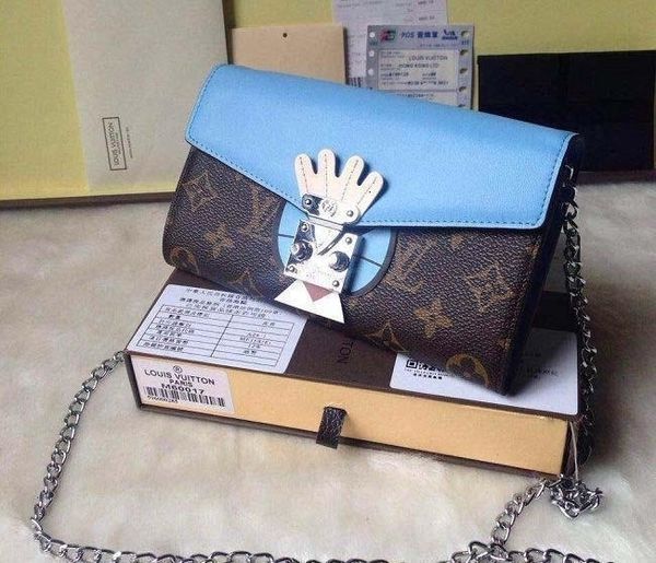 

tribal mask chaine shoulder bag m60796 blue handbags oxidized real leather iconic bags shoulder bag cross body business messenger bags