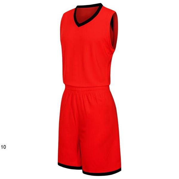 

2019 new blank basketball jerseys printed logo mens size s-xxl price fast shipping good quality red r0032r, Black;red