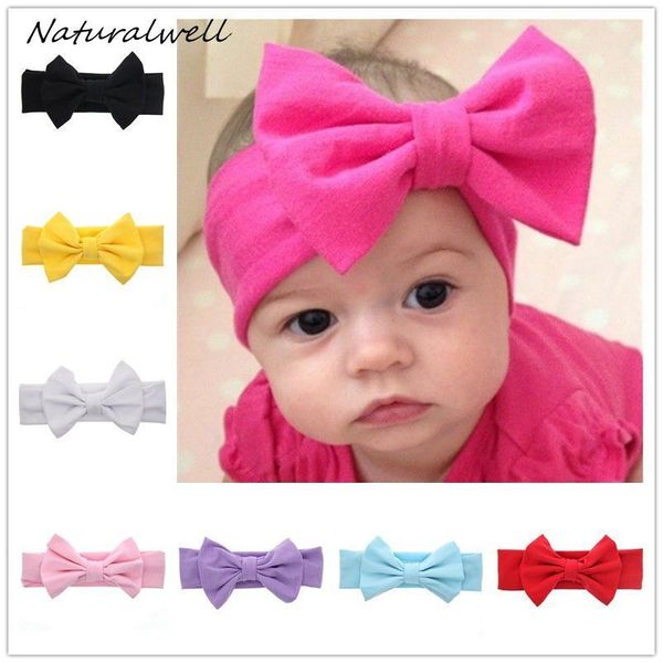 Baby Mädchen Haarschmuck Kopfwickel Chaotisch Schleife Knoten Stirnband Stoff Haarband Neugeborenen Turban Baumwolle Kopftuch Großhandel Mix 10 Stück/Set