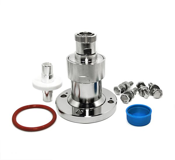 

hipping 1-5/8''eia flange to 7/16 din female connector swivel adaptor