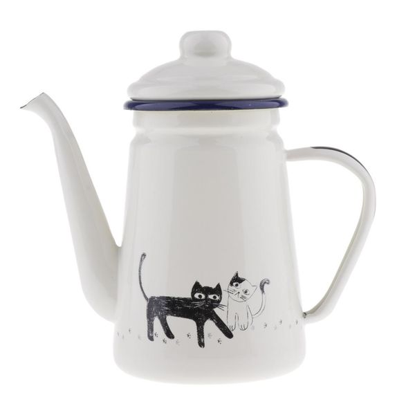 

enamel insulation pot for coffee tea jug beverage jug 1100ml