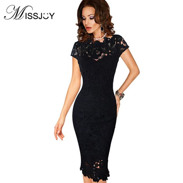 

missjoys straight платье черного кружево hollow женщина vintage zipper платье o-образный вырез крючок цветочной моды сексуального темперамен, Black;pink