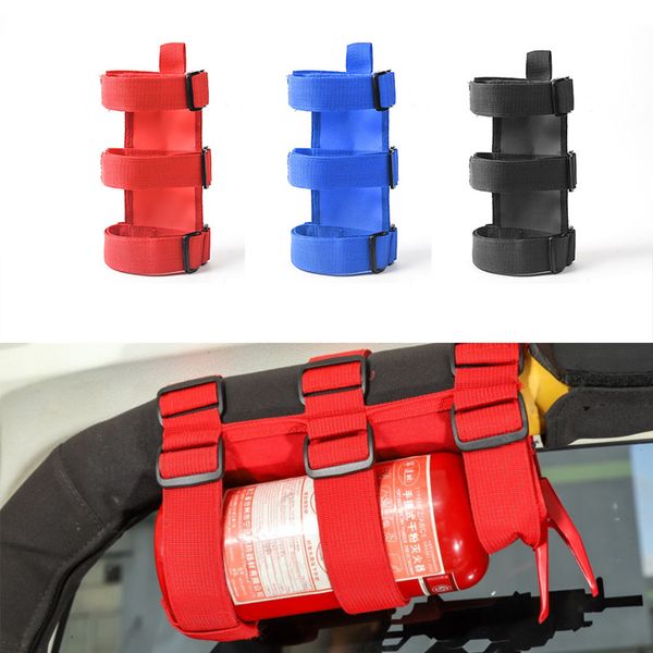 

oxford car bar fire extinguisher holder big size for jeep wrangler jl jk tj 1997-2018 car accessories