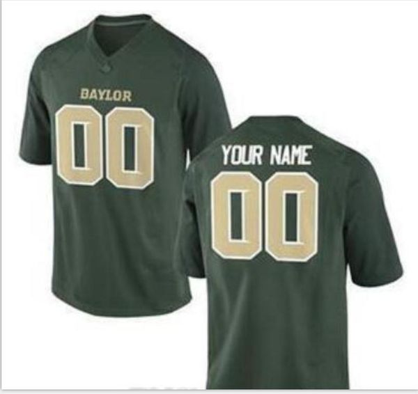 

custom men,youth,women,toddler, baylor bear personalized any name and number any size stitched college jersey, Black