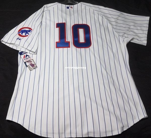 

majestic chicago #10 ron santo pinstripe on field jersey mens stitched wholesale big and tall size xs-6xl baseball jerseys, Black;blue