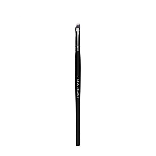 

1 pcs professional eye makeup brushes black handle bevel eyebrow brush angled eye liner brush pen