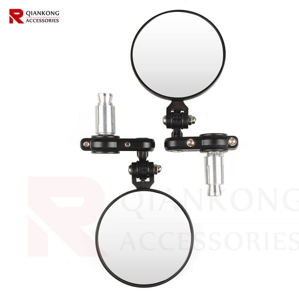 

universal motorcycle mirror aluminum 22mm handle bar end rearview side mirrors motor accessories for msx125 x- crf250r