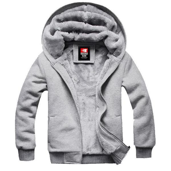 

wholesale-men winter hoodies, men casual cardigan, faux fur lining men warm hoodie, plus size large men hooded jacket, l0683, Black