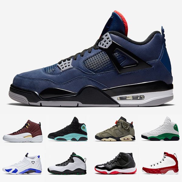 

stock x 2020 fire red 5 mens basketball shoes 5s travis scotts 13s cny 13 lucky green multi-color wing men sports designers sneakers