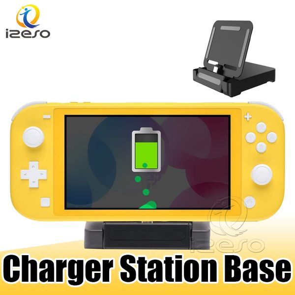 Carregador portátil stand armazenamento Dock para Mudar Lite Jogo Início base de carregamento com porta Mãos USB para Nintendo Mudar Lite grátis izeso