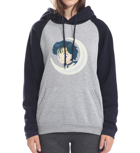 

fashion hoodies women 2019 hoodies kawaii cartoon sweatshirt winter raglan sleeve fleece pullovers brand tracksuit, Black
