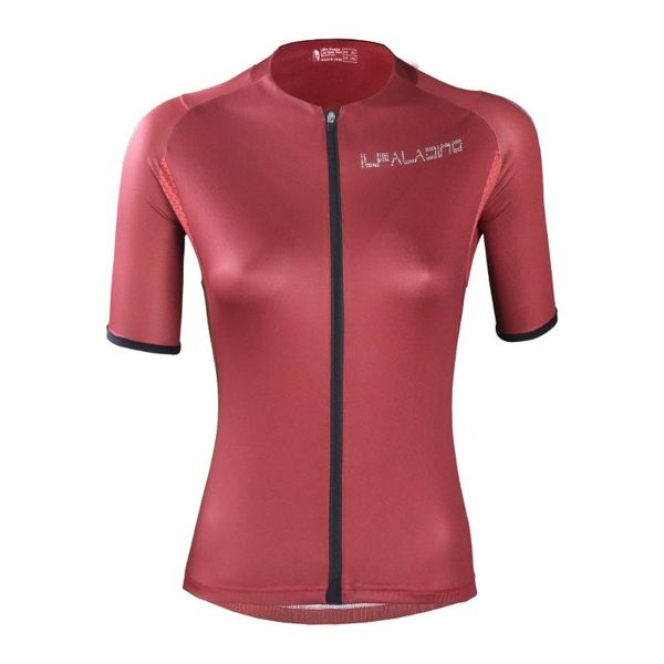 

ilpaladino summer cycling jersey women bike shirt female cycling jersey breathable short sleeve, Black