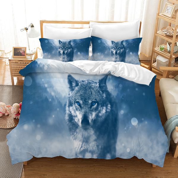 

wolf animal 3d bedding set duvet covers set pillowcases home textile twin full  comforter bedding sets bedclothes bed linen