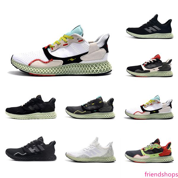 

2019 hender scheme mens zx 4000 futurecraft 4d running shoes trainers for men zx4000 sneakers carbon male sports trainer haussures 40-45