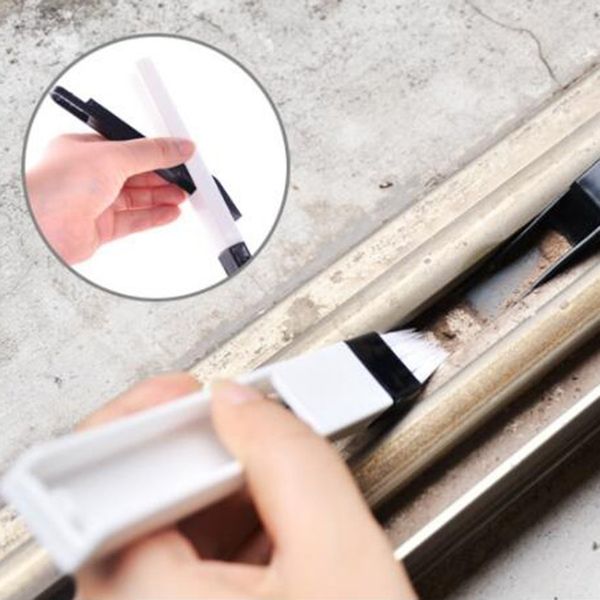 

2 in 1 multi-function window slot brush keyboard drawer wardrobe corner gap dust removal cleaning brush other kitchen dining bar