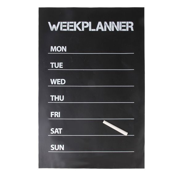 

slate wall sticker weekly planner removable slate sticker house decoration
