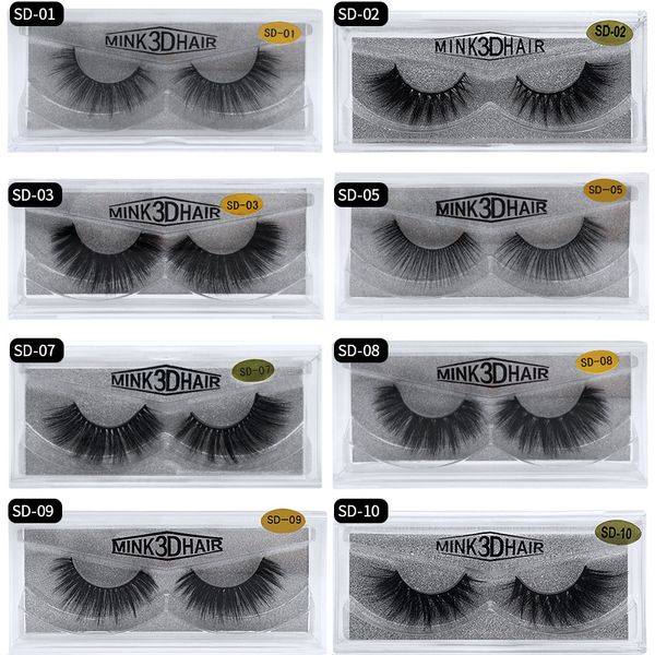 

selling 3d mink eyelashes eye makeup mink false lashes soft natural thick fake eyelashes 3d eye lashes extension mink lashes 20 styles