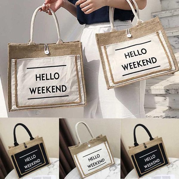 

women's linen tote bags female casual shoulder bag handbag large capacity casual shoulder bag lady handbag