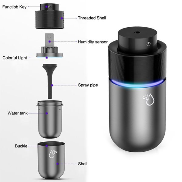 

car air purifier usb car diffuser vehicle humidifier oil diffuser portable mini air humidifier for home office