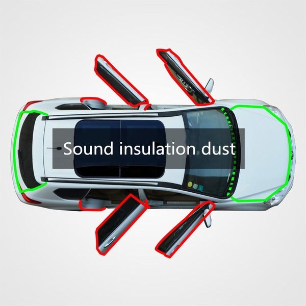 

for byd tang, song, yuan and qin s7s6f3f0e5g5m6 su-rui car door modified soundproof and dustproof sealing strip