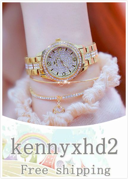 

new selling watch high-end chain watch full diamond female watch fa1217, Slivery;brown