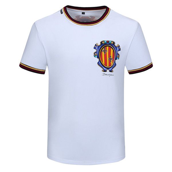 

мужская дизайнерская-футболка street скейт футболка multiple стиль футболка, White;black