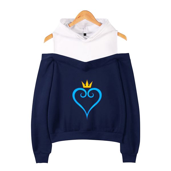 

fashiontroy kingdom hearts hoodies sweatshirts vrouwen print sora gedrukt sweatshirts oversize voor casual fleece pullovers men, Black