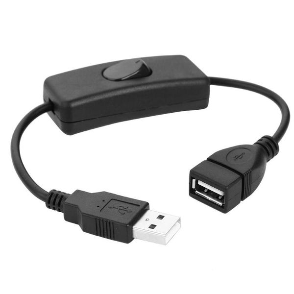 

usb on off переключатель usb 2.0 мужского на женский удлинительный кабель удлинитель 2a 28см медь пластиковые кабели для светодиодных ламп