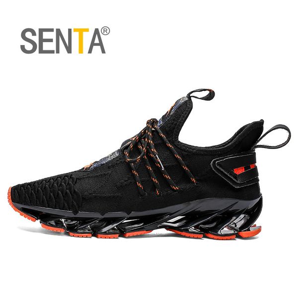 

senta 2019 blade running shoes men's professional athletic sneakers super light sport walking trendy cushioning athletic shoes